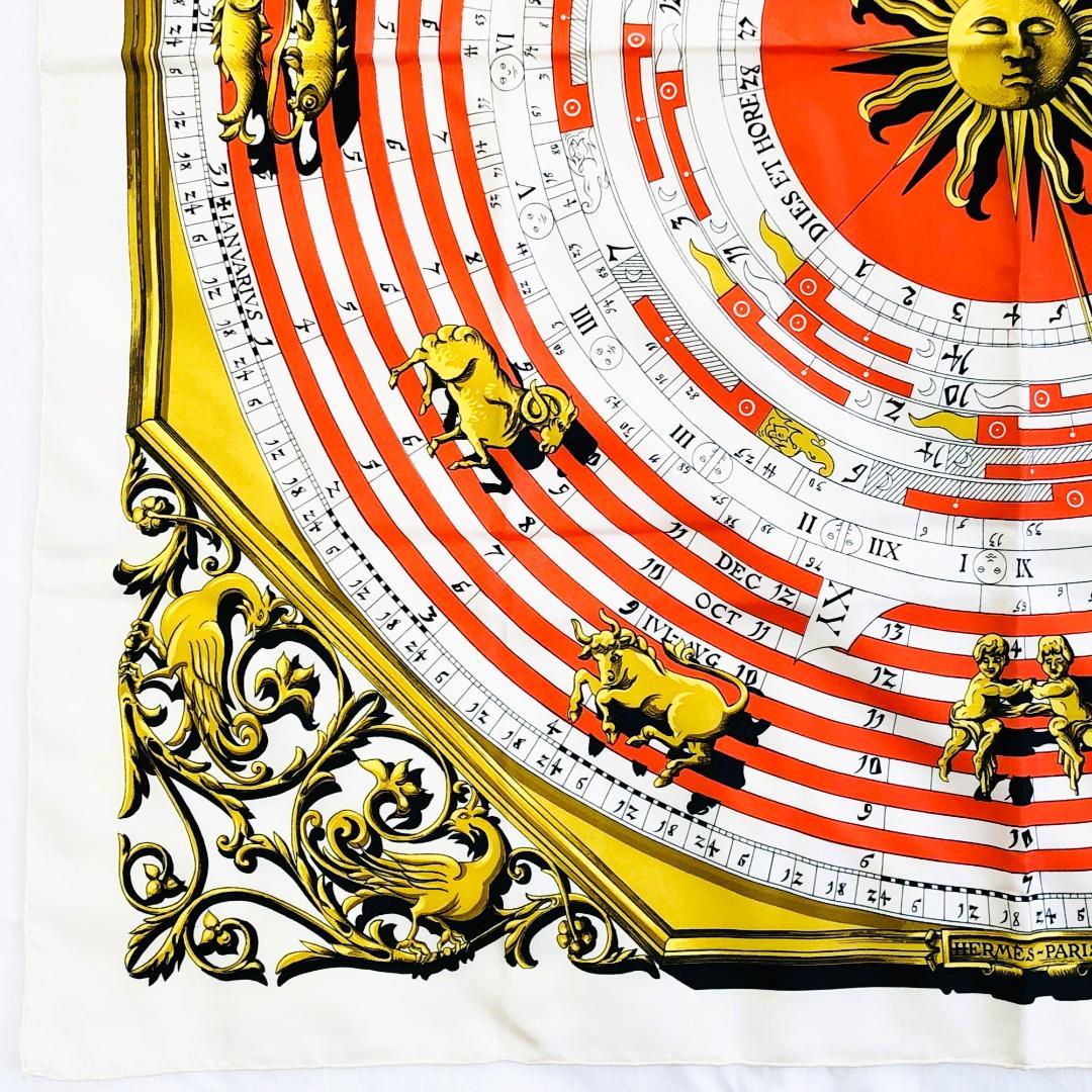 HERMES エルメス カレ90 占星術 DIES ET HORE タグなし