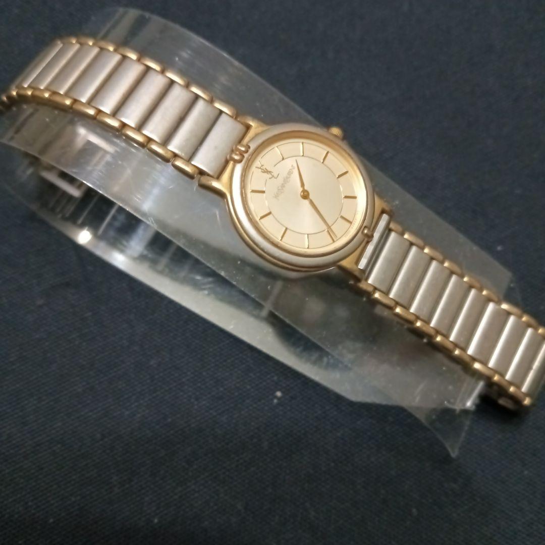 Yves Saint Laurent アナログ腕時計 ゴールドシルバー