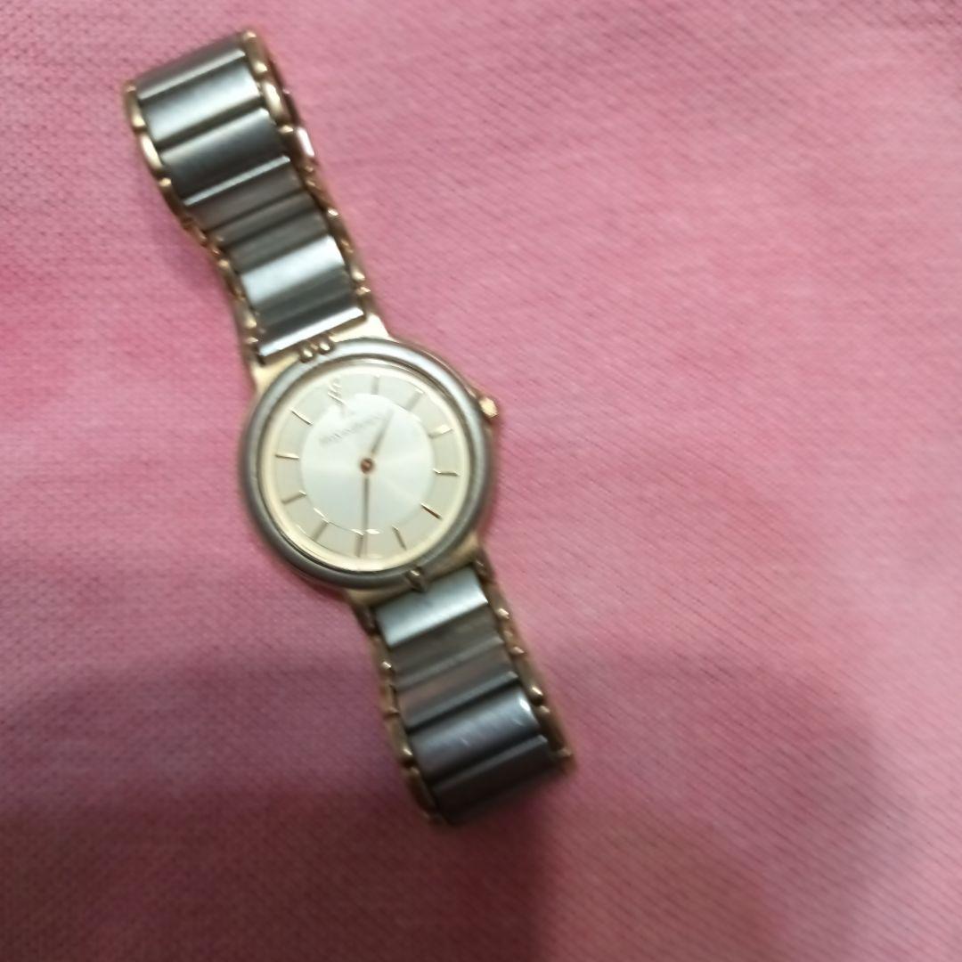 Yves Saint Laurent アナログ腕時計 ゴールドシルバー