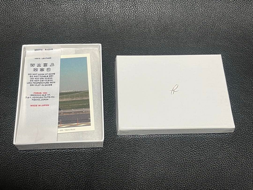 【新品未使用】forme フォルメ Coin purse Cordovan