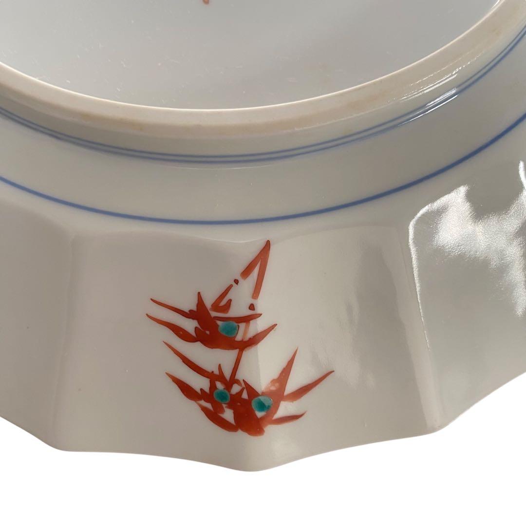 未使用　九谷焼 玉峰 大皿 飾り皿　木箱付き　皿