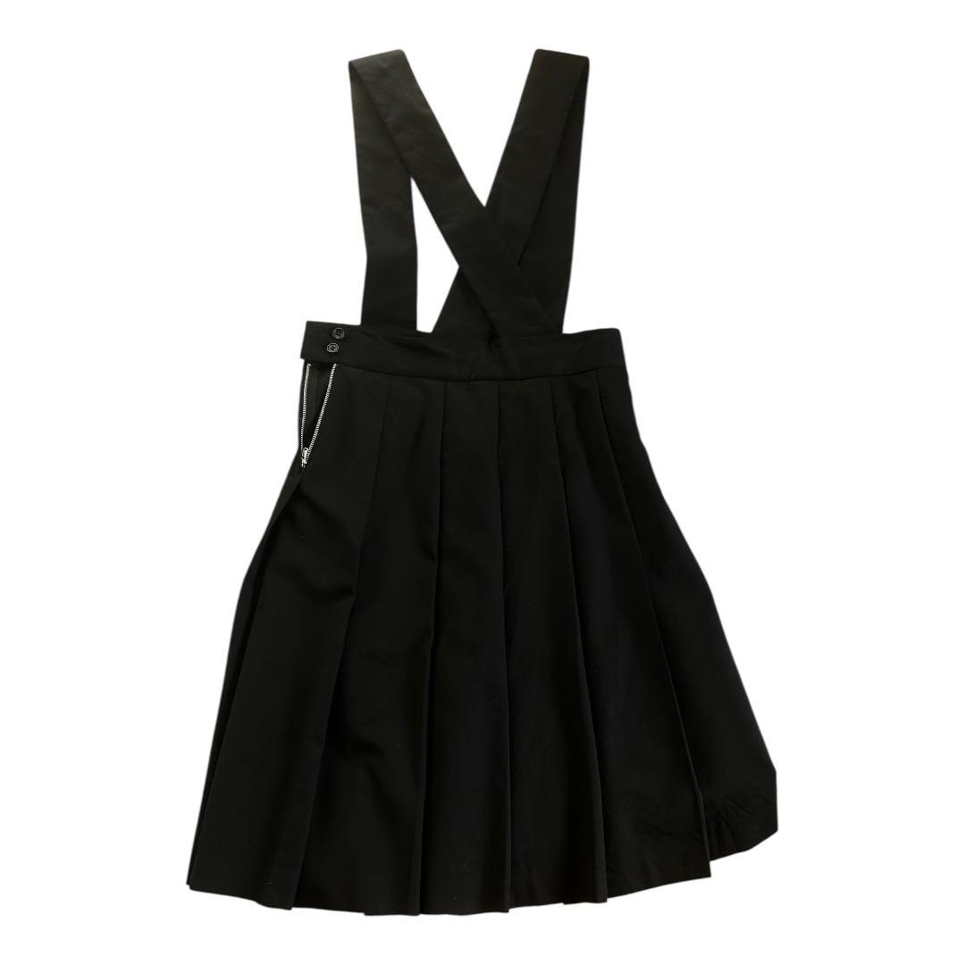 【美品】ブラックコムデギャルソン 2014 ジャンパースカート プリーツ