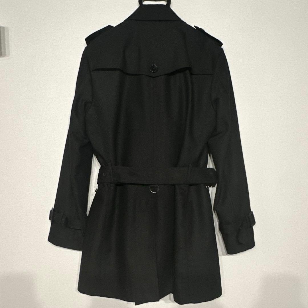 BURBERRY BLACK LABEL ミドル丈トレンチコート ヘリンボーンL