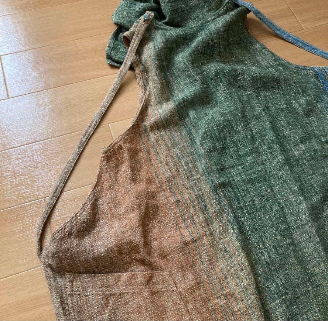 【未使用級】うさとの服 エプロンワンピース 割烹着