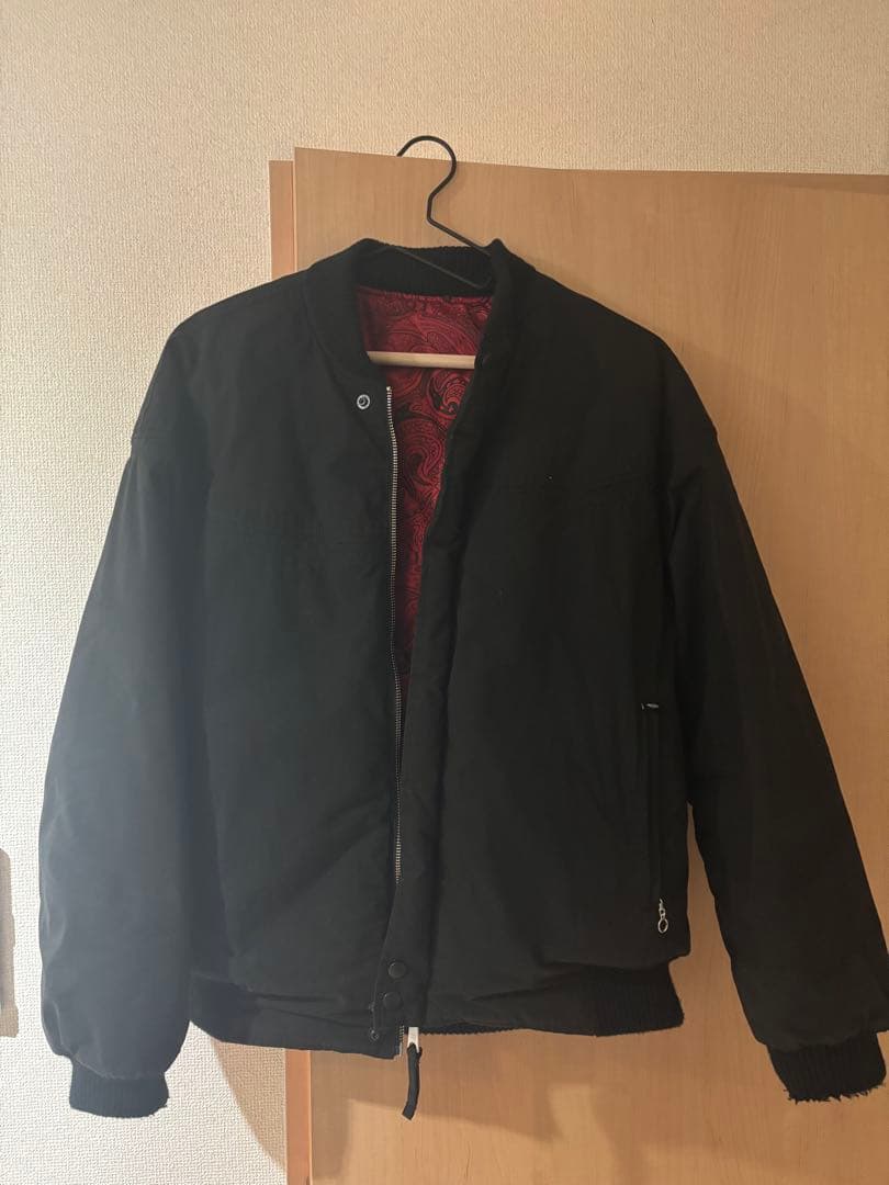 希少CHALLENGER ブラック MA-1 フライトジャケット