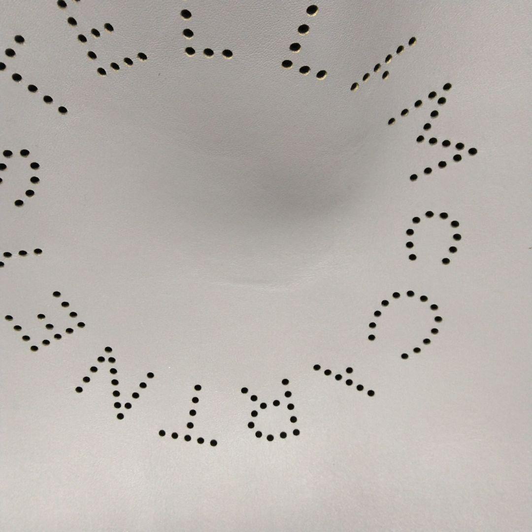 AQB14 ステラマッカートニー 極美品 パンチングロゴ トートバッグ