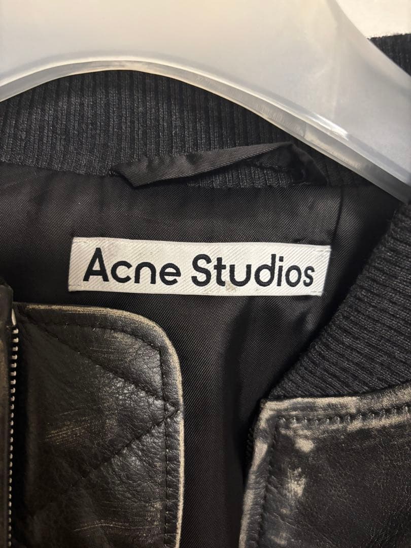 Acne Studios レザーボンバージャケット 38サイズ