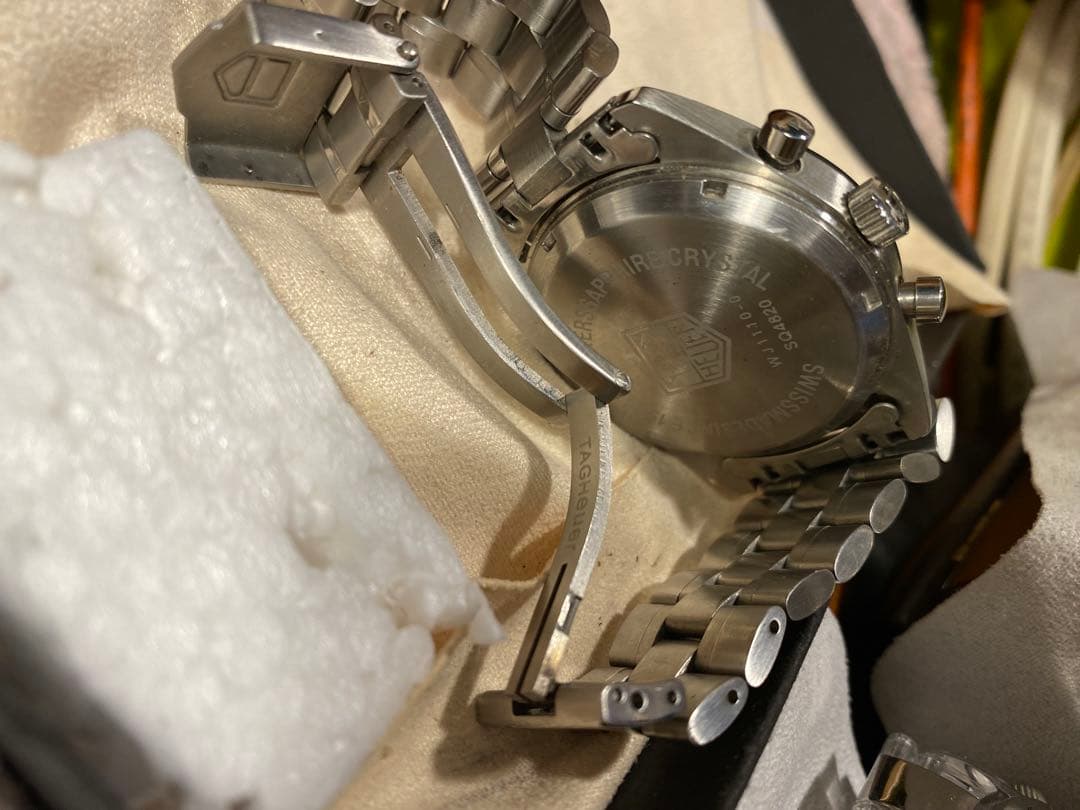 特別出品CARRERA 自動巻き クロノグラフ 時計完動品40ミリ高級品未使用