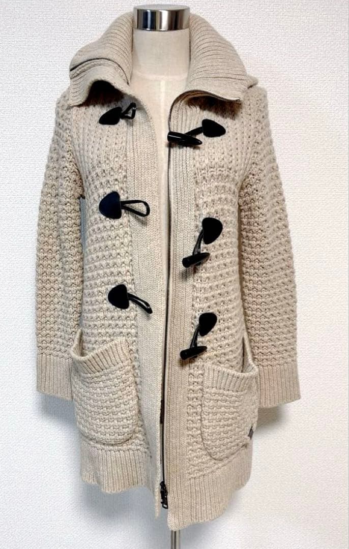 BURBERRYLONDON ダッフルコート　フーディ　2WAYカシミア　M相当