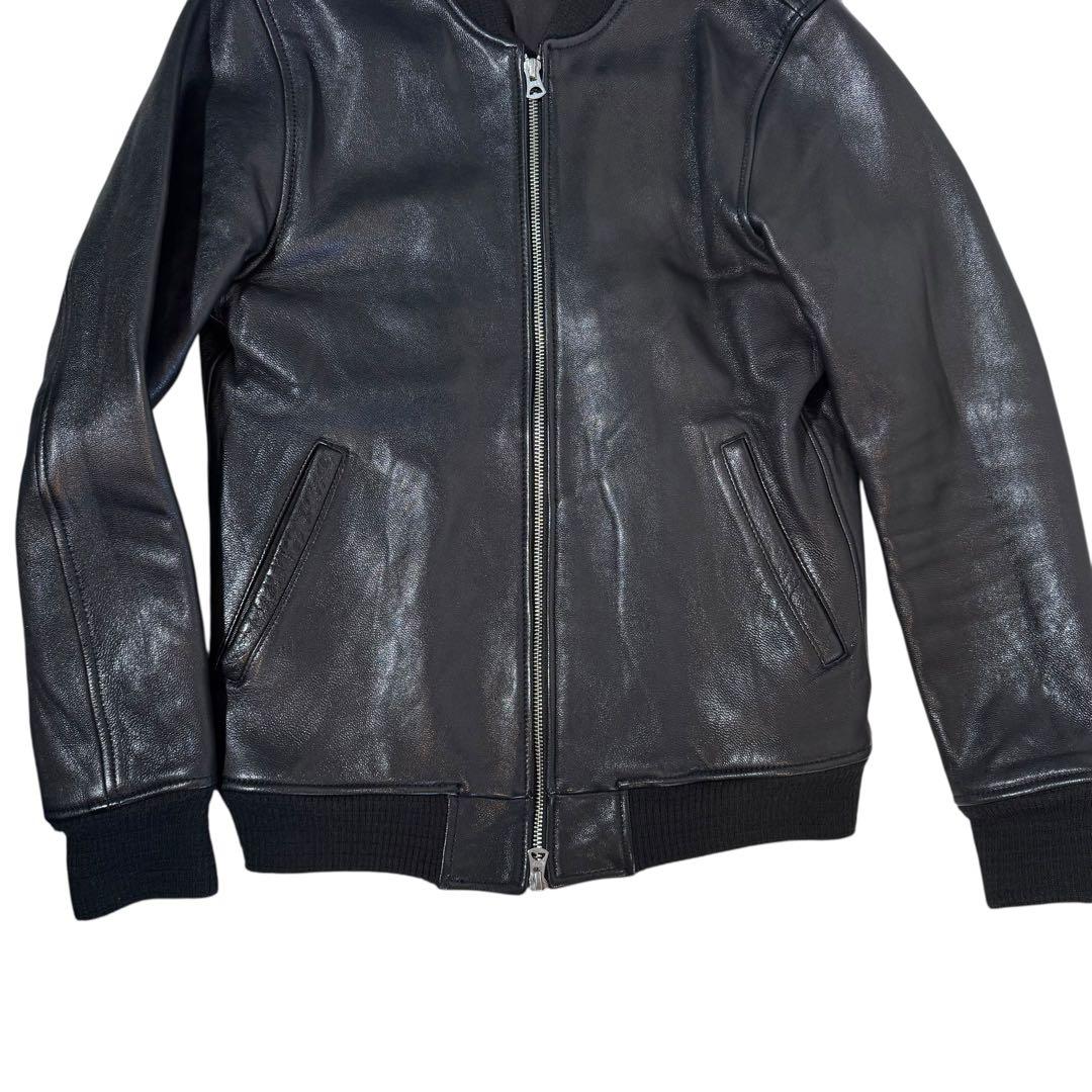 【美品】ジャーナルスタンダード MA-1 レザー ジャケット 本革 ブルゾン M