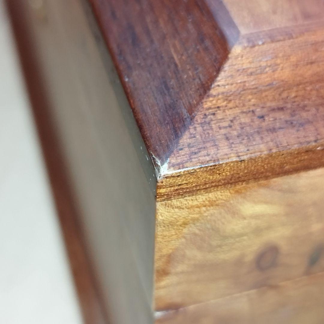 【美品】AGRESTI ジュエリーボックス 2段 宝石箱 鍵付き イタリア製