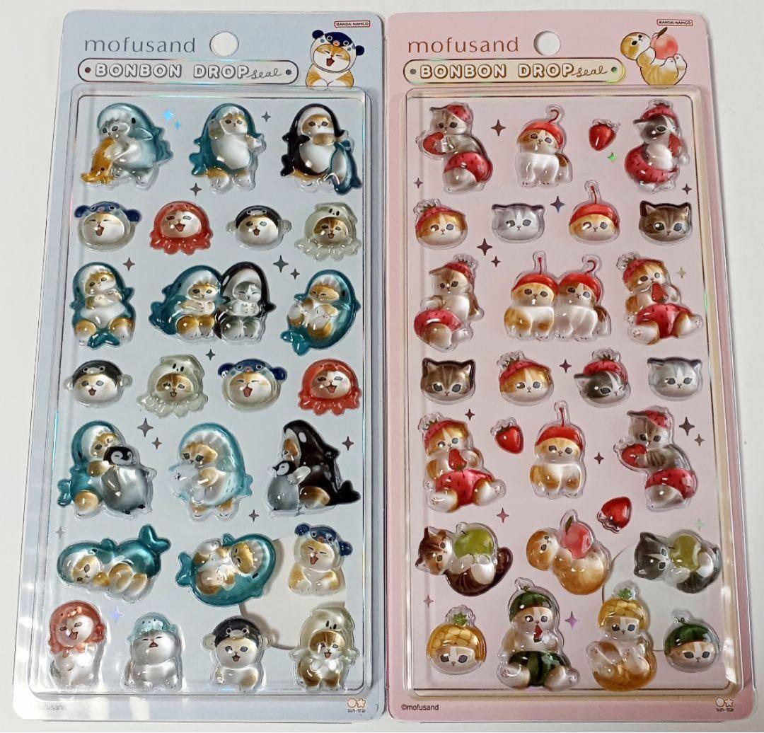 だ*く様 ボンボンドロップシール mofusand セット
