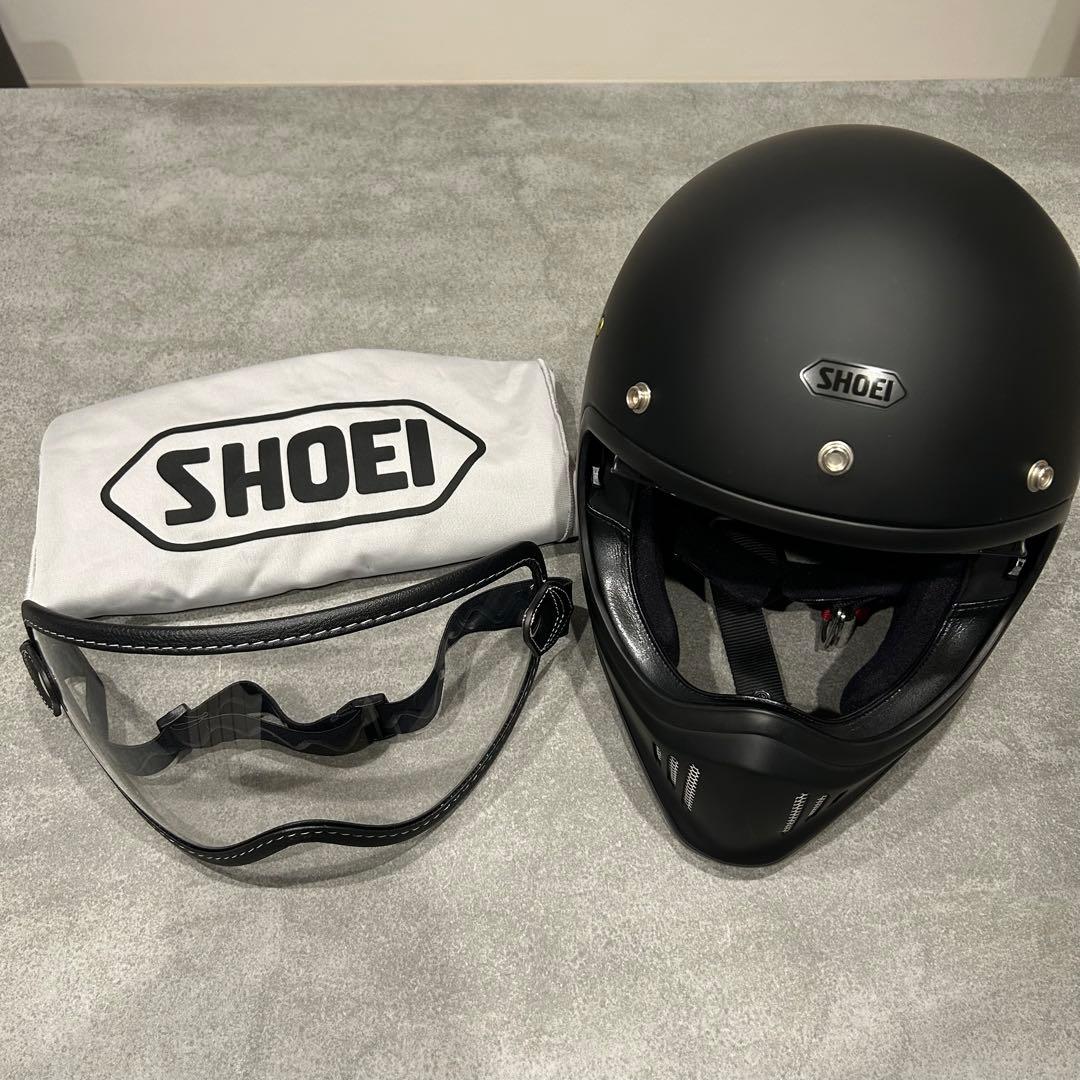 【4点セット】SHOEI EX-ZERO マットブラック&シールド