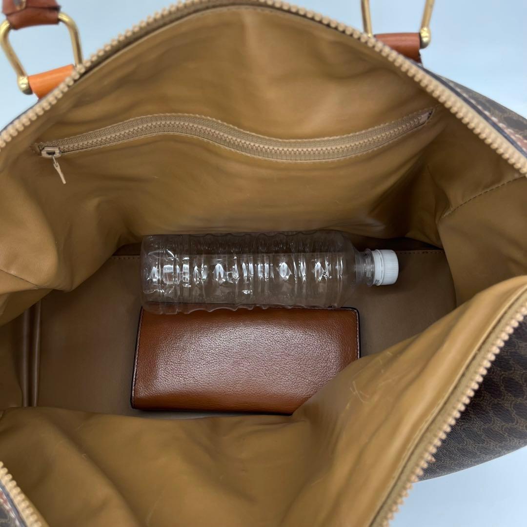 CELINE ハンドバッグ ボストンバッグ マカダム柄 トリオンフ A4収納可能