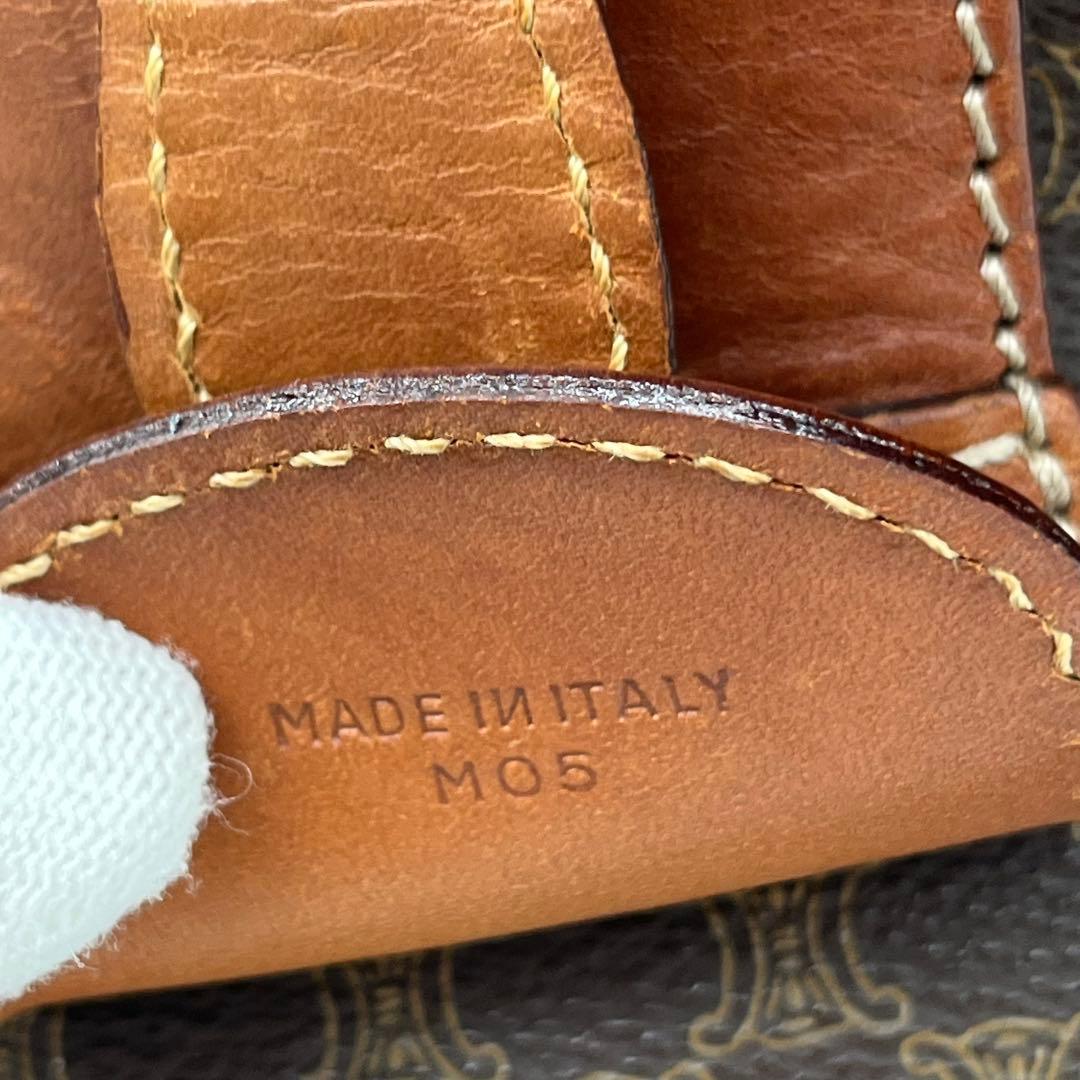 CELINE ハンドバッグ ボストンバッグ マカダム柄 トリオンフ A4収納可能