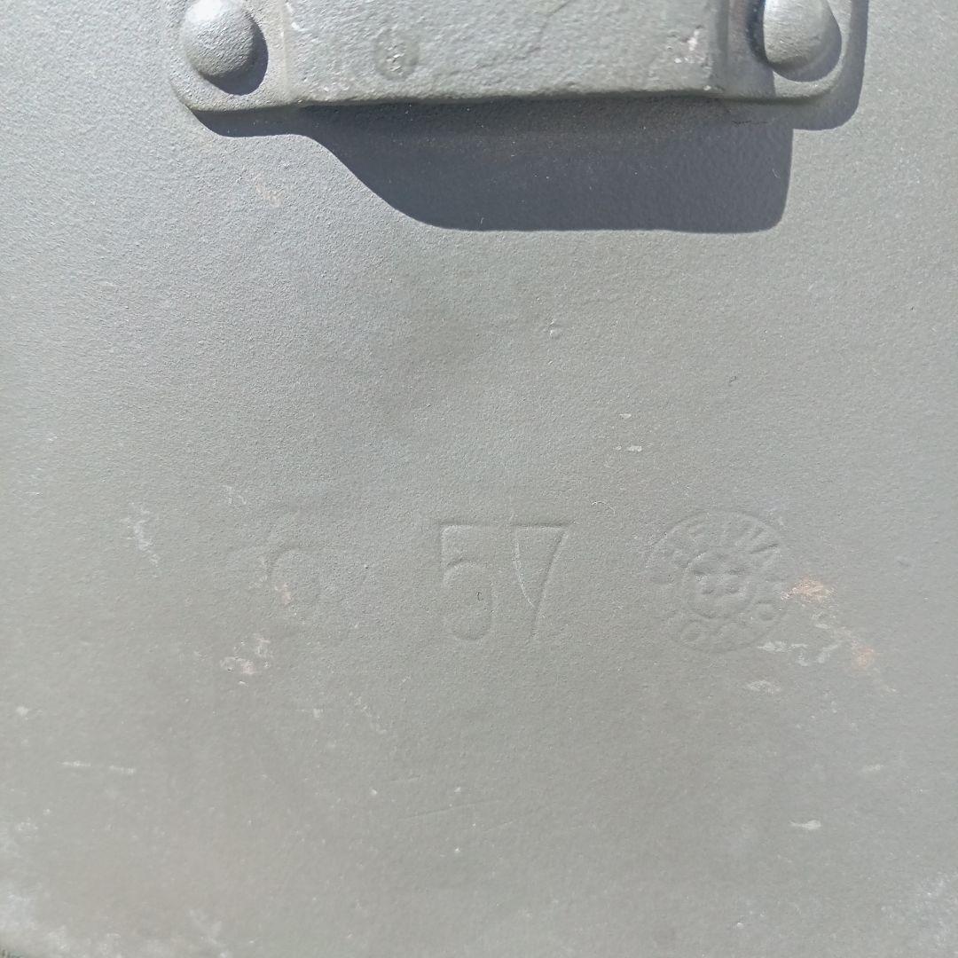 陸上自衛隊１型戦闘飯盒　桜Qマーク　官給品　１９５７年製　ビンテージ　美品