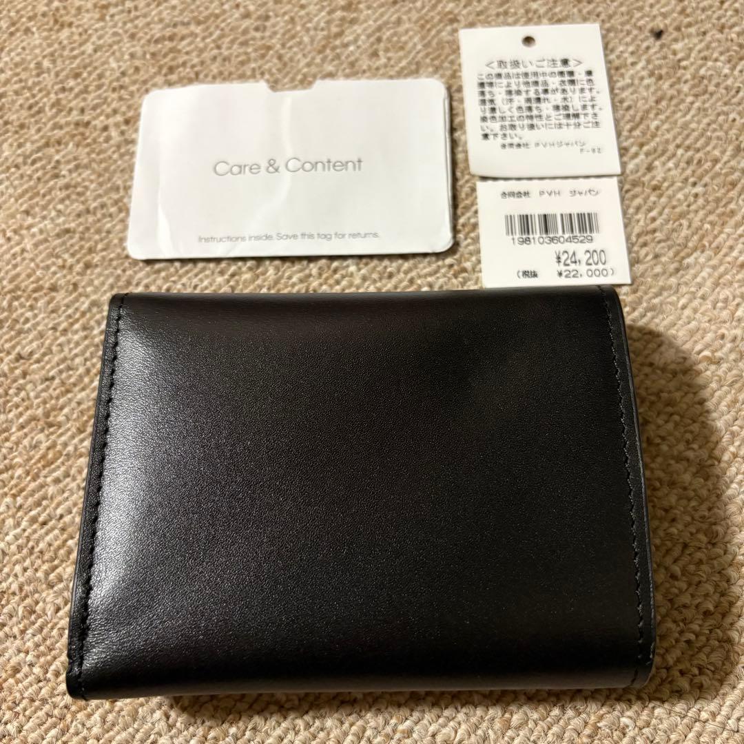【新品】  レザーエンボス エンベロープ ウォレット