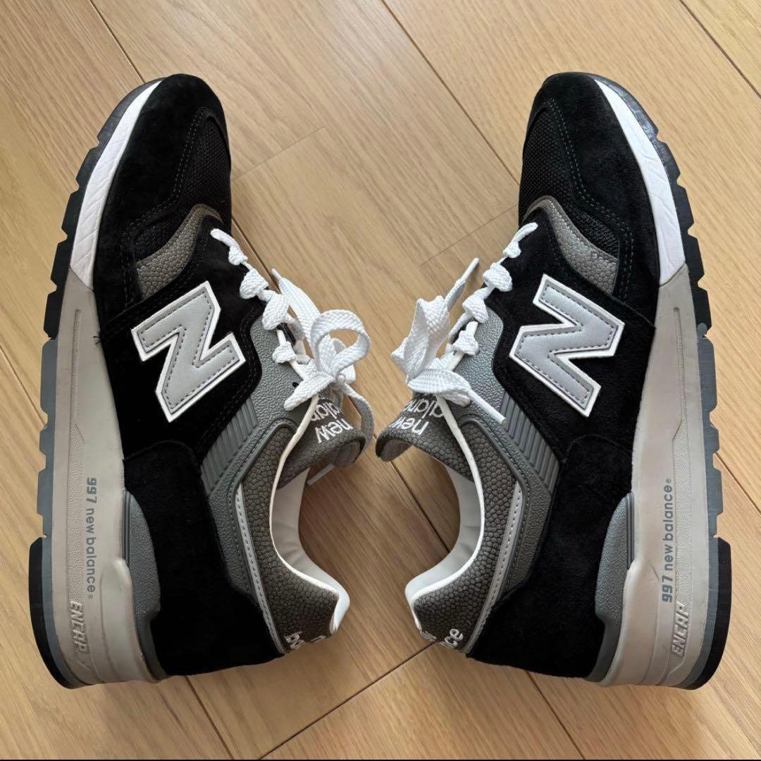 【美品】New Balance U997BK 27cm ワイズD