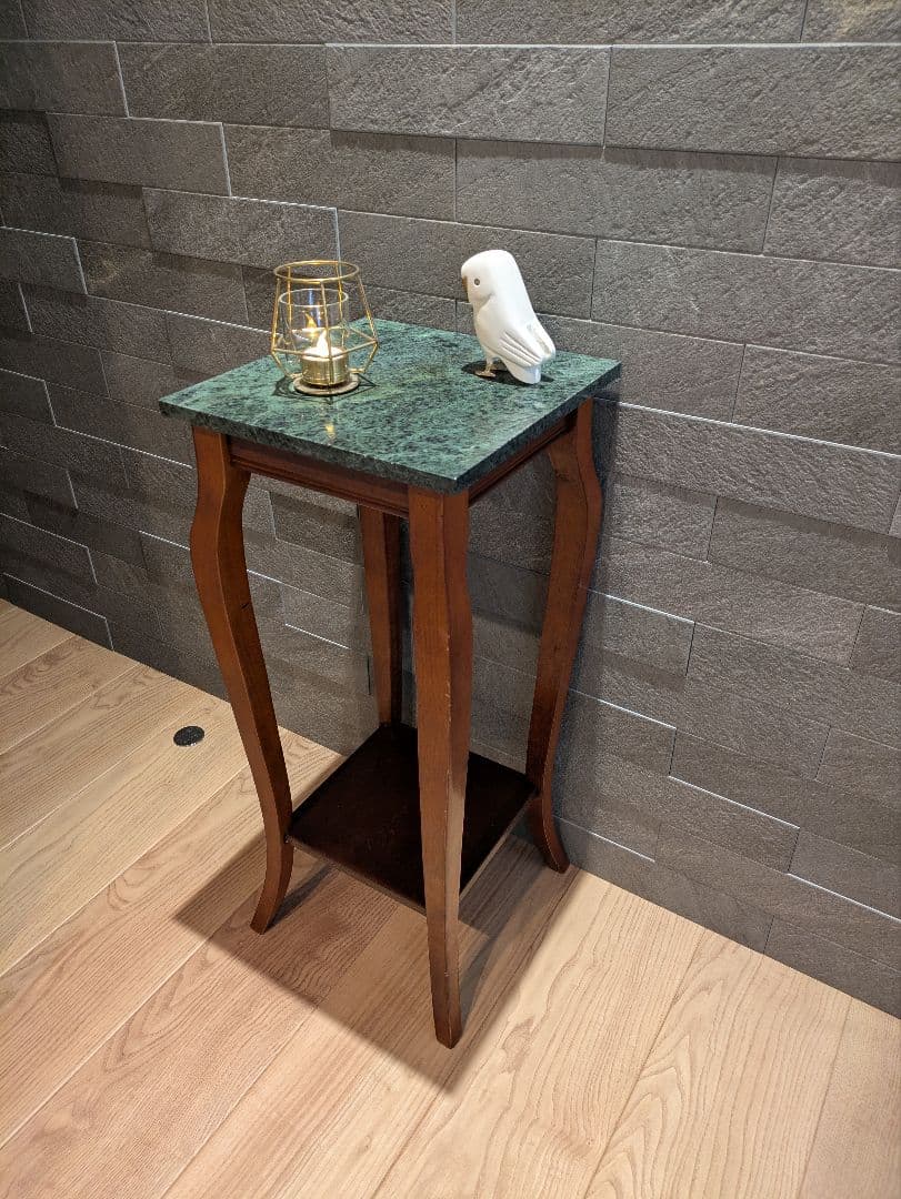 【Itokin】大理石 サイドテーブル 花台 コンソール テーブル アンティーク