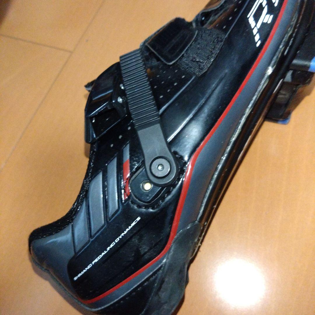 SHIMANO R1 ブラックロードシューズ クリートセット付き