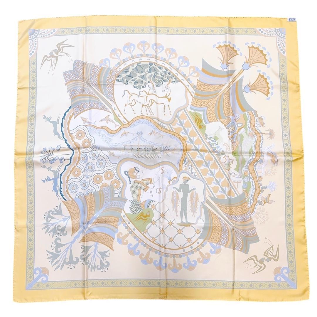 ◇エルメス◇シルク/カレ90/テラの春/スカーフ/希少品/レア/HERMES