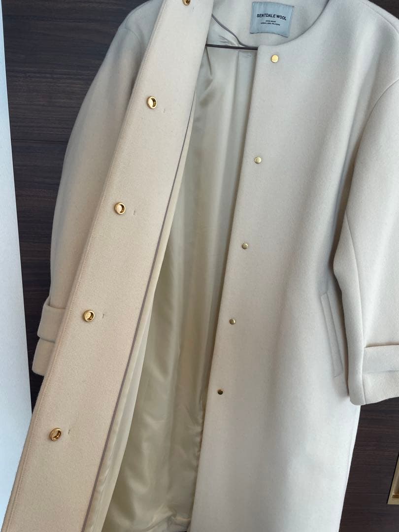 popoさん専用⭐︎グリーンレーベルリラクシング　セントデールウール　コート