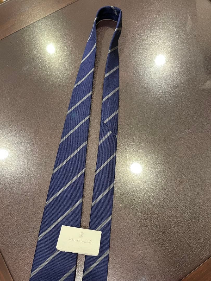BRUNELLO CUCINELLI ブルネロクチネリ ストライプ ネクタイ