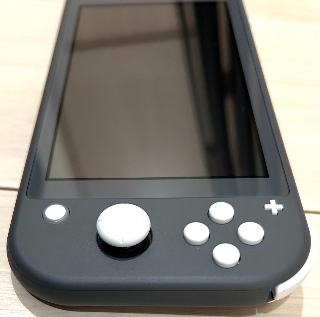 美品　Switch ニンテンドースイッチライト　動作確認済　アダプター付　グレー