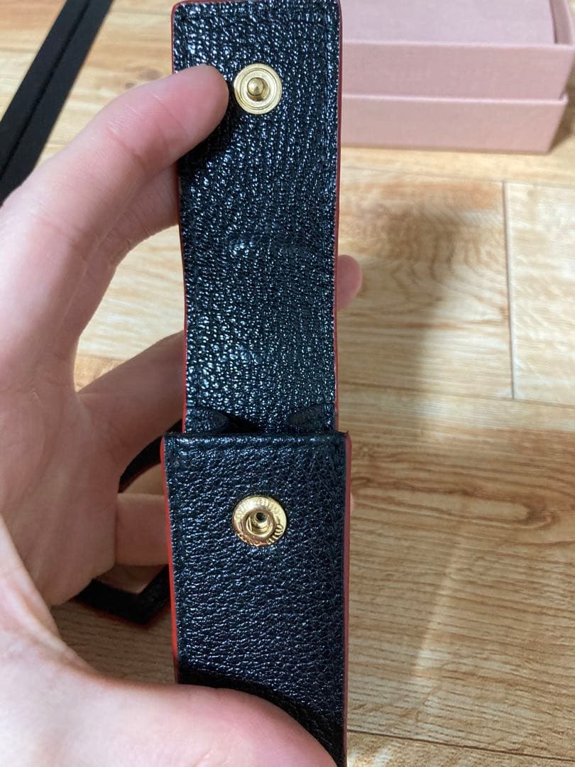MIUMIU 美品 リップケース ストラップ 箱付き