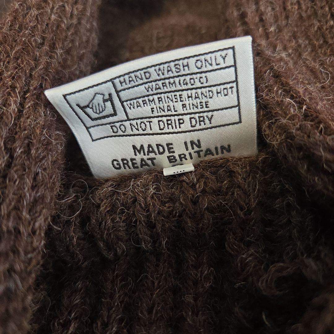 Black Sheep ブラウンリブ編みカーディガン