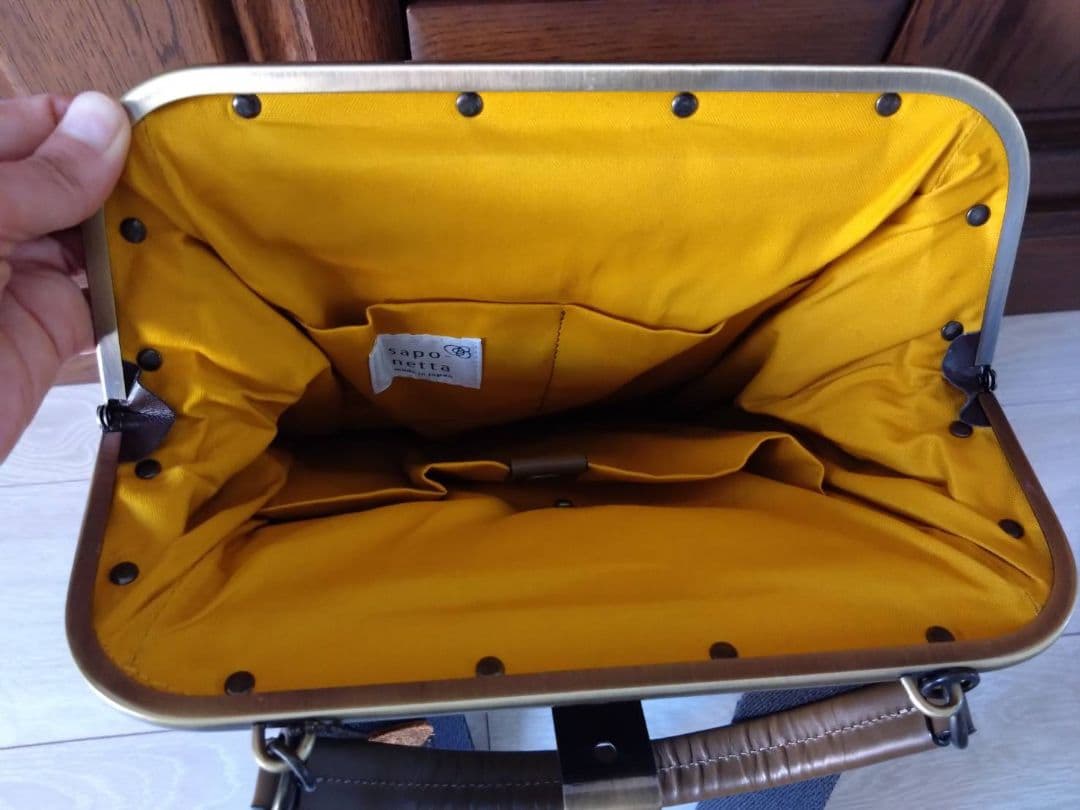 新品★サポネッタ　がま口リュック　ゴブラン