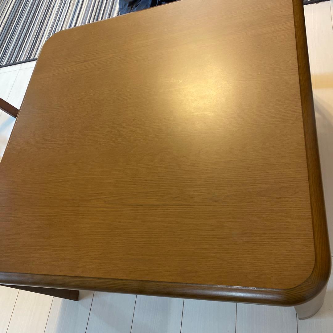 こたつ　家具調　80×80 ブラウン
