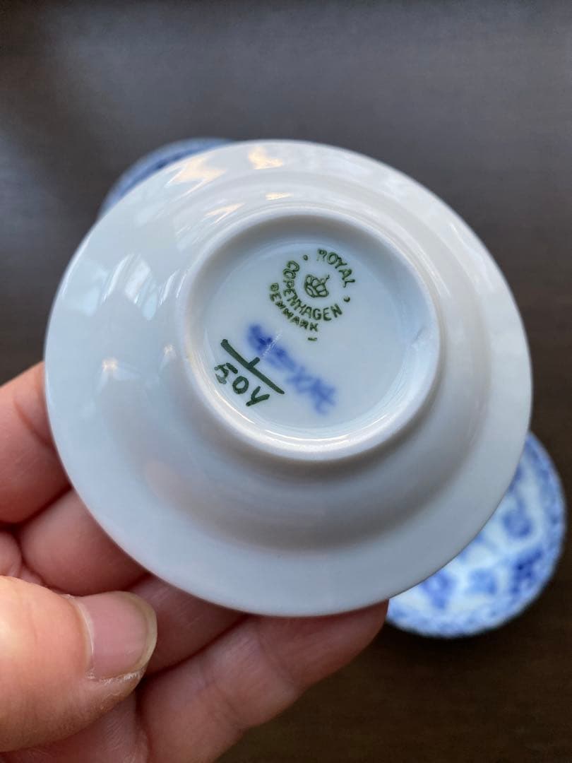 と*ん様 ロイヤルコペンハーゲンブルーフルーテッドハーフレース1/504 の4枚