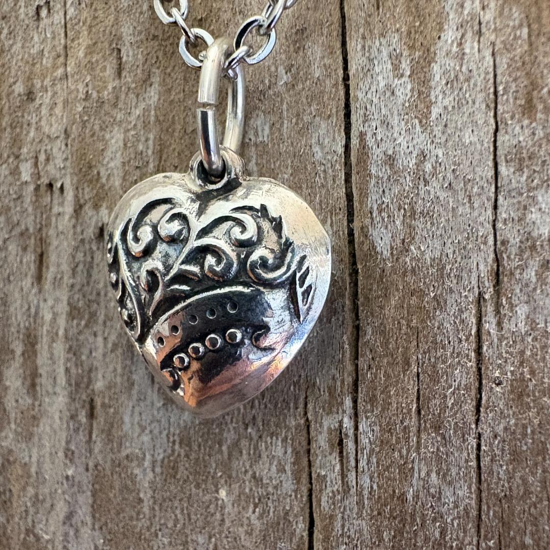 スウィートハートジュエリー　WW2　シルバー 両面 勿忘草 渦巻 （SWIRL）