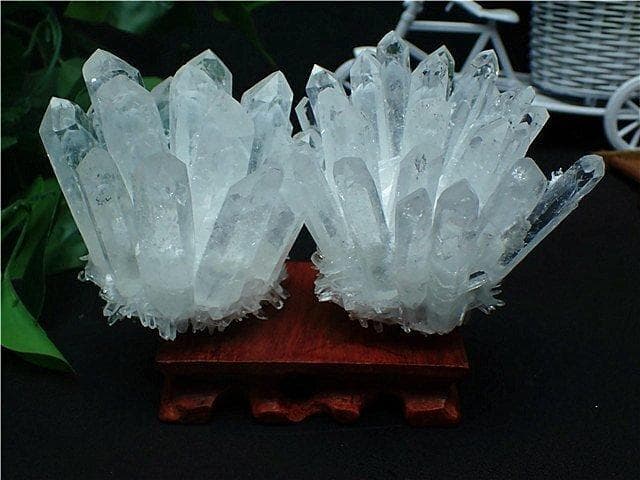 【入手困難】AAA級天然高透明度水晶クラスターB82B6/156B123A