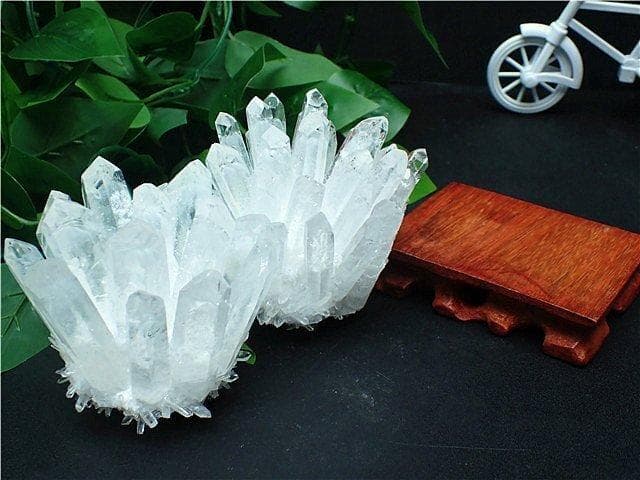 【入手困難】AAA級天然高透明度水晶クラスターB82B6/156B123A