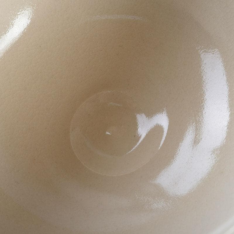 茶道具　暁窯　岡田暁山作　大福茶碗　旭日に梅之図　共箱　V　9582