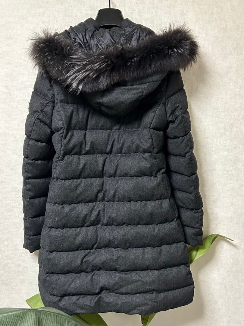 【美品】TATRAS タトラス ダウンコート ラビアナ　チャコールグレー　03