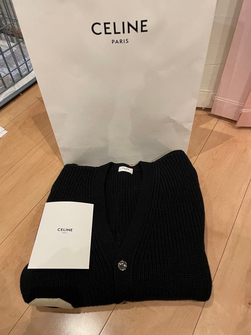 CELINE セリーヌ カーディガン メンズ ニット　XS オーバーサイズ