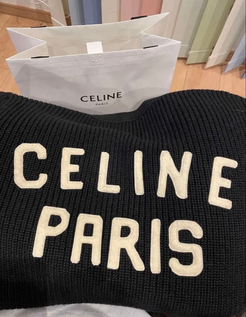 CELINE セリーヌ カーディガン メンズ ニット　XS オーバーサイズ
