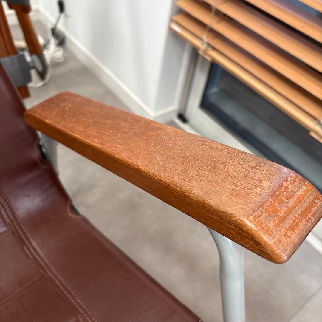 新居猛　ロッキングチェア　ニーチェア　昭和レトロ　70年代　ビンテージ