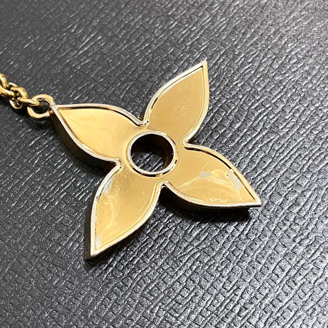 ルイヴィトン　キーホルダー　M67119 モノグラム　LV ゴールド　ブラック