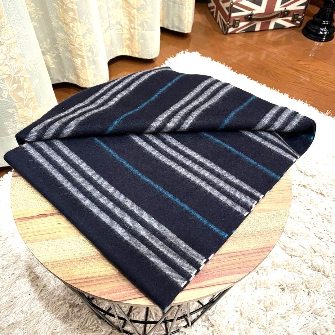 ✨美品✨BURBERRY バーバリーブラックレーベル マフラー カシミヤ100%