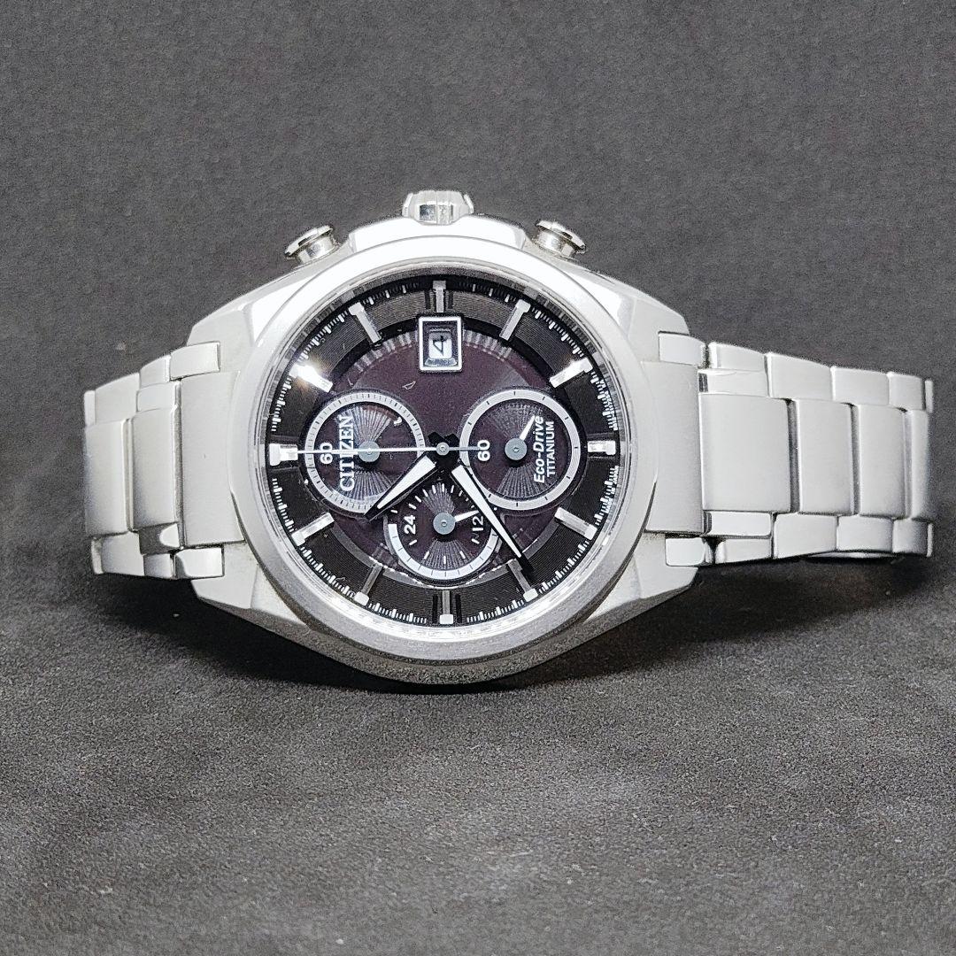P*e様 【レア 未使用級】Citizen Eco-Drive チタン クロノ