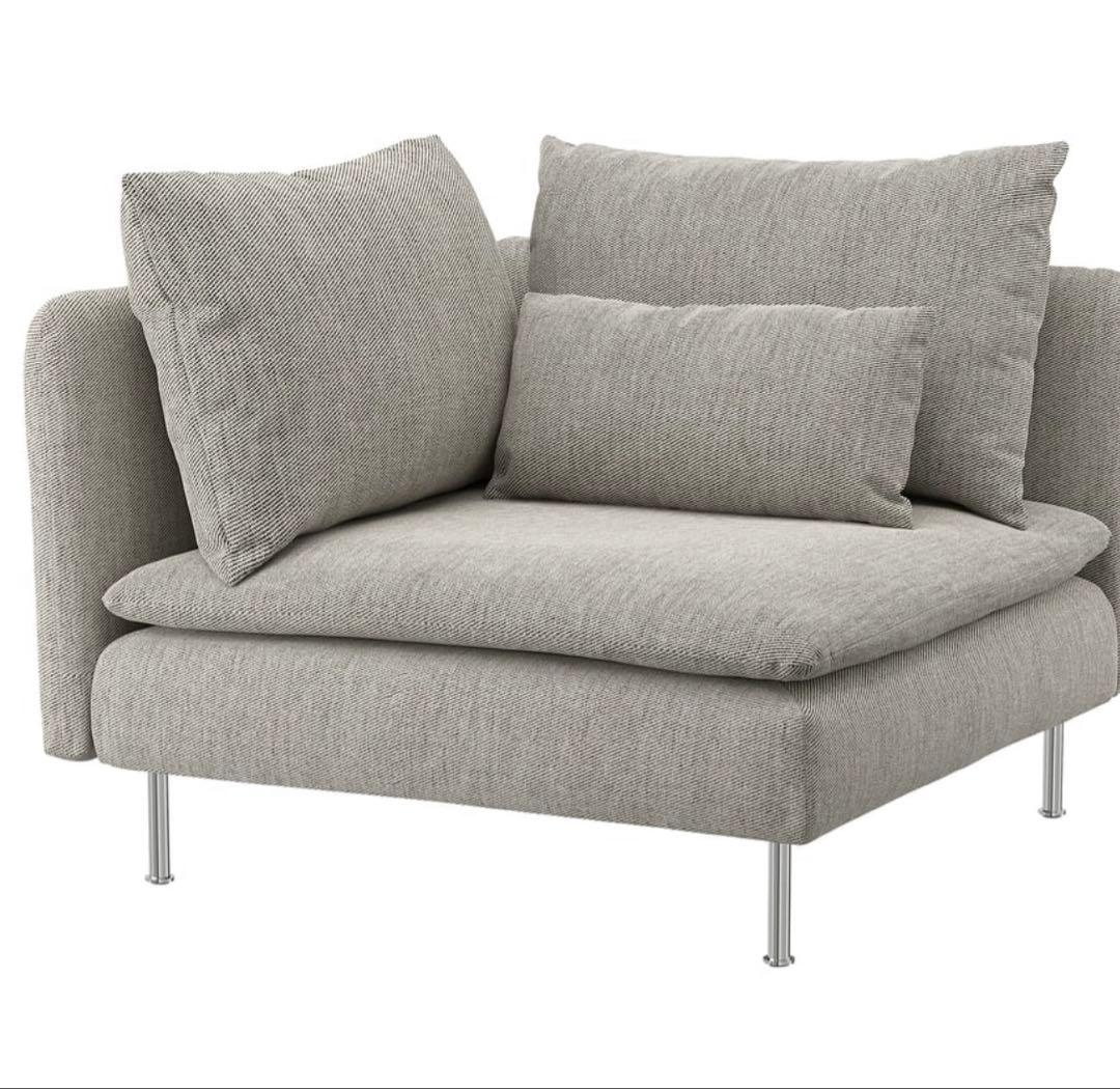 IKEAソーデルハムン　コーナーソファー交換カバーセット