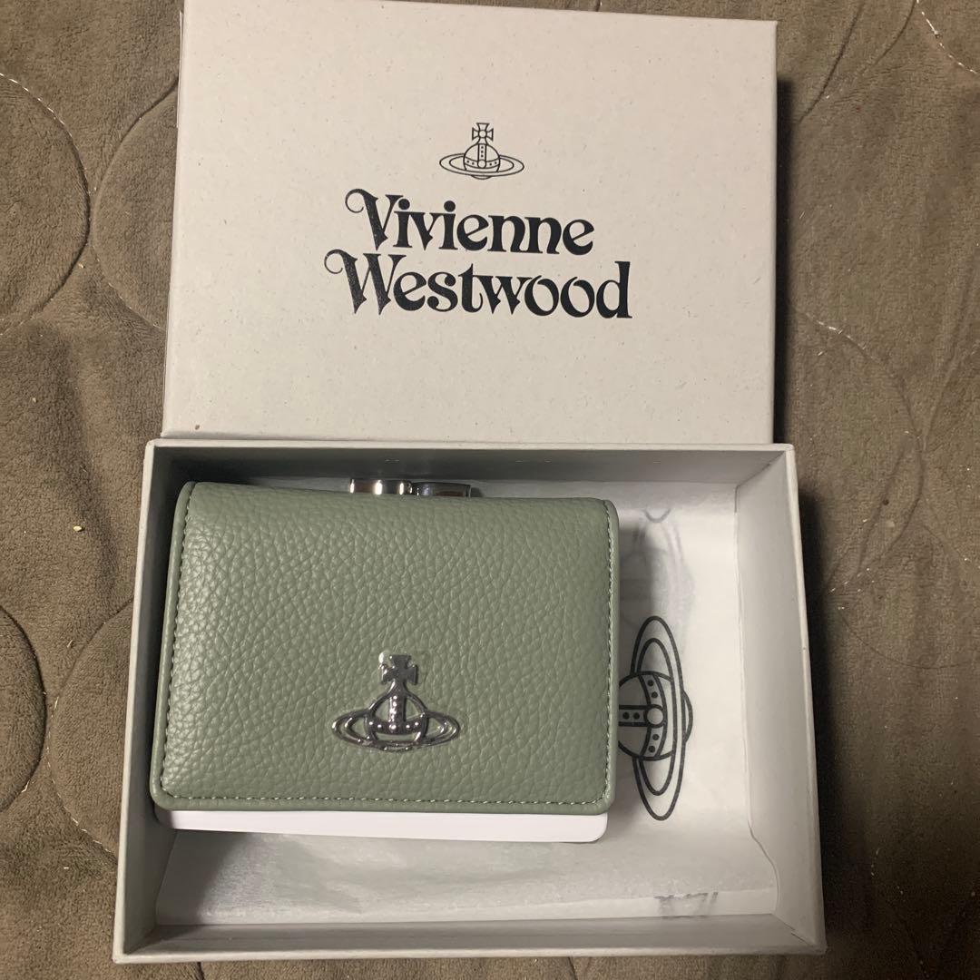 新品★24ss ヴィヴィアンウエストウッド　がま口三つ折り財布