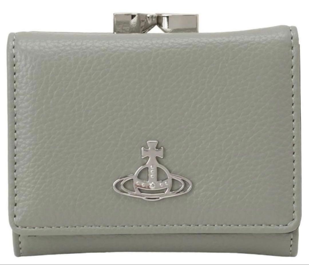 新品★24ss ヴィヴィアンウエストウッド　がま口三つ折り財布