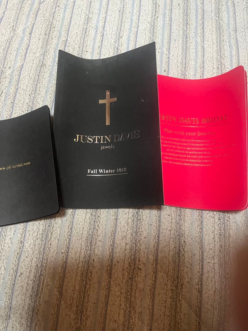 う*ん様 JUSTIN DAVIS 長財布 黒/赤JDV013