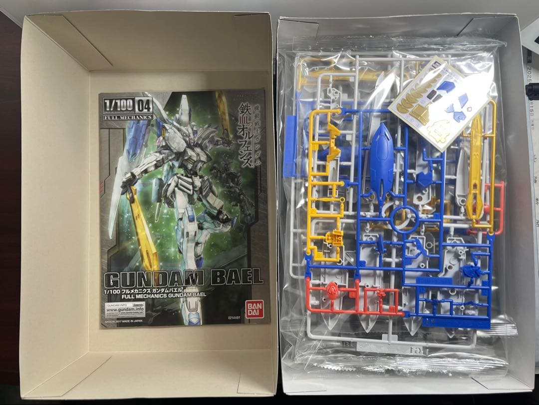 1／100 フルメカニクス ガンダムバエル 内袋未開封