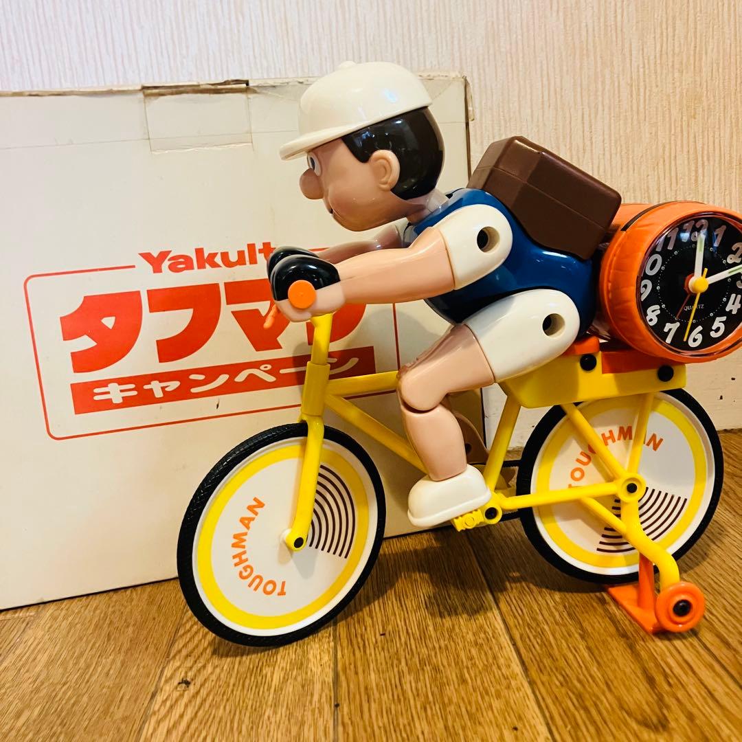 超希少　ヤクルト タフマン 目覚まし時計